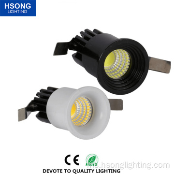 HSONG LIGHTING - Hot -menjual 3W Cutout 30mm LED Wall Siling Spot Light untuk Perhiasan LED LED COB COSESSED SORTORS